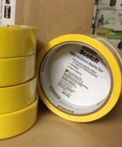 Băng keo giấy màu vàng 3M