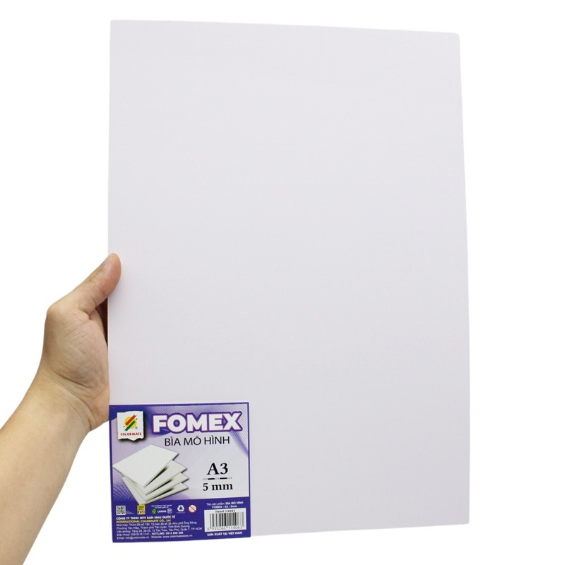 Bìa Mô Hình Fomex A3 5 mm 114063