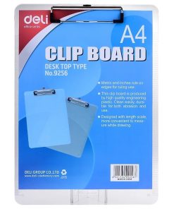 Bìa Trình Ký A4 Deli 9256 Nhựa Trong