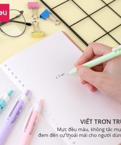 Hộp Bút bi Deli Q03336 0.7mm (50 chiếc)