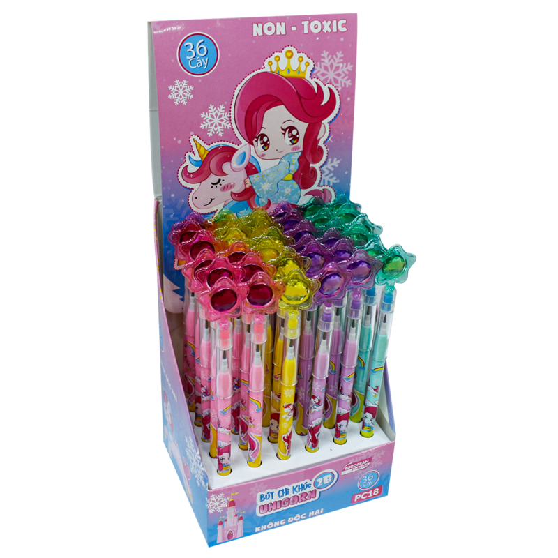 Bút chì khúc 2B Unicorn PC18