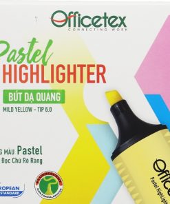 Bút dạ quang màu vàng Officetex Pastel Highlighter