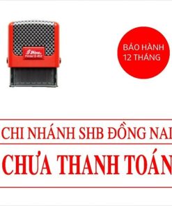 Con dấu chưa thanh toán