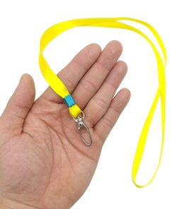 Dây đeo thẻ giọt lệ màu vàng 1.5cm