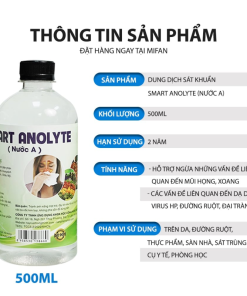 Dung dịch sát khuẩn Smart A 500ml