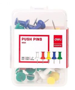 Ghim mũ nhựa màu Deli 0021