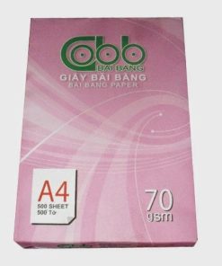 Giấy A4 Bãi Bằng vỏ hồng 70 gsm