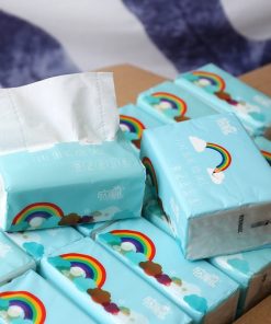 Giấy ăn cầu vồng Xinmier 3 lớp