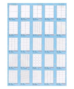 Giấy dán nhãn Tomy A4 đủ số