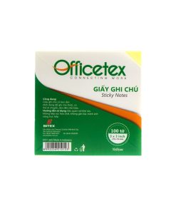 Giấy Ghi Chú Officetex 3x3 OT21-003 Màu Vàng