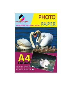 Giấy in ảnh 1 mặt bóng 230g A4 (50 tờ/xấp)