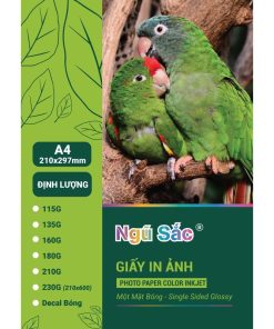Giấy in ảnh 1 mặt bóng A4 135g