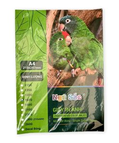 Giấy in ảnh 1 mặt bóng A4 135g