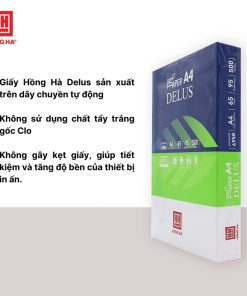 Giấy in Hồng Hà A4 Delus 65 gsm
