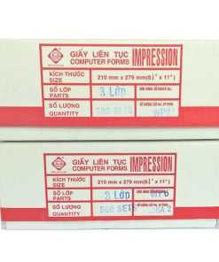 Giấy In Liên Tục 3 Liên Liên Sơn A5