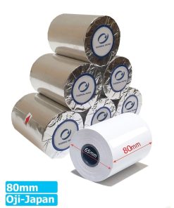 Giấy in nhiệt OJI Paper k80 Ø 45mm