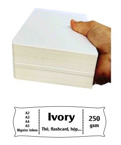 Giấy Ivory 250gsm A4
