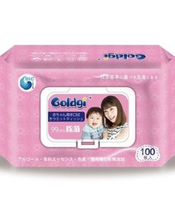 Giấy khăn ướt Goldgi 100 tờ