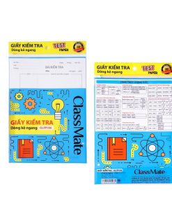 Giấy kiểm tra ClassMate cấp 2 kẻ ngang CL-TP104