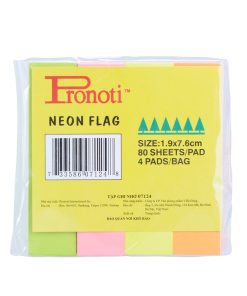 Giấy Note 4 Màu Dạ Quang Pronoti 07124