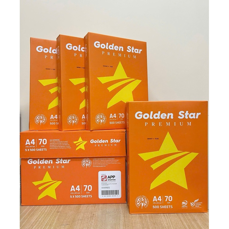 Giấy Photo Golden Star A4 70gsm
