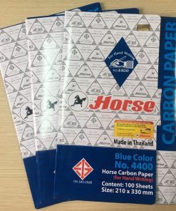 Giấy than Horse màu xanh (100 tờ/tập)