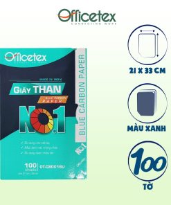 Giấy than Officetex No.1 OT-CB001BU (100 Tờ/Hộp)