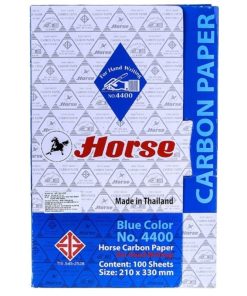 Giấy than xanh Horse No.4400 2 mặt (100 tờ/xấp)