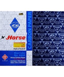 Giấy than xanh Horse No.4400 2 mặt (100 tờ/xấp)