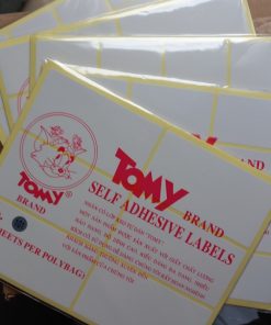 Giấy Tomy 105 in tem nhãn