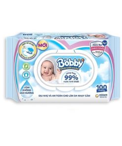 Giấy ướt Bobby không mùi 100 tờ