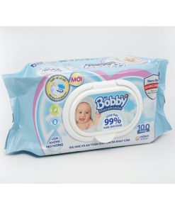 Giấy ướt Bobby không mùi 100 tờ