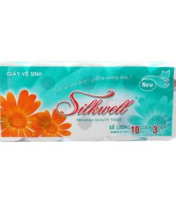 Giấy vệ sinh Silkwell 10 cuộn 3 lớp