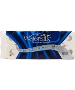 Giấy vệ sinh Watersilk 10 cuộn 360m có lõi