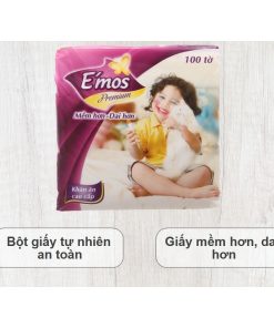 Giấy vuông Emos Premium 1 lớp 100 tờ