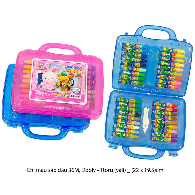 Hộp màu sáp dầu Dooly 36 Màu D.A P&T