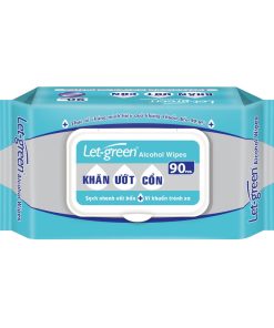 Khăn ướt cồn Let Green 90 miếng