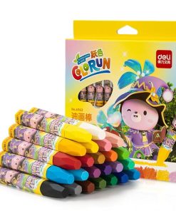 Màu sáp dầu Deli 24 màu 6963