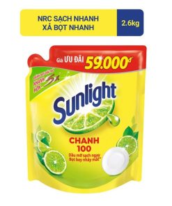 Nước Rửa Chén Sunlight Túi 2.6kg /2.5L