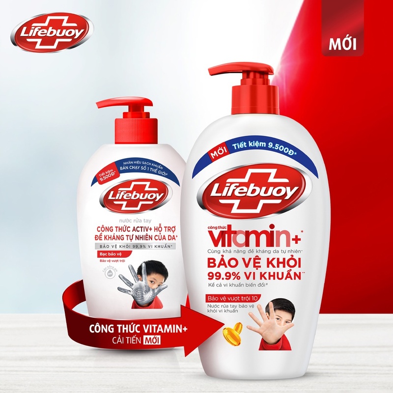 Nước rửa tay Lifebuoy 180ml