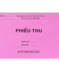 Phiếu thu - chi 1 liên