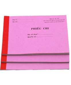 Phiếu thu - chi 1 liên