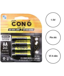 Pin Con Ó AA vỉ 4 viên