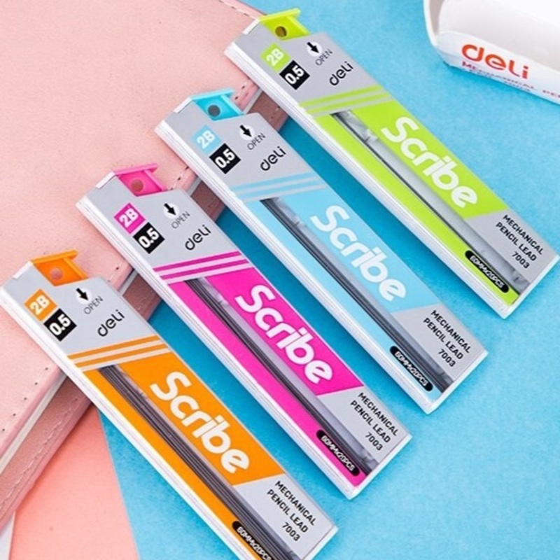 Ruột chì kim Deli 0.5mm 0.7mm
