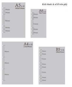 Ruột Sổ Còng A6 140 Trang 25-6 (145x210mm) Heeton