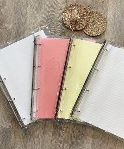 Sổ Còng A4 4 Lỗ Nhựa Dẻo Trong Suốt Binder Giá Rẻ