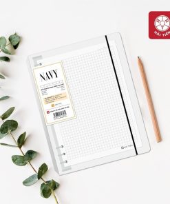 Sổ còng A5 Caro Navy 200 trang