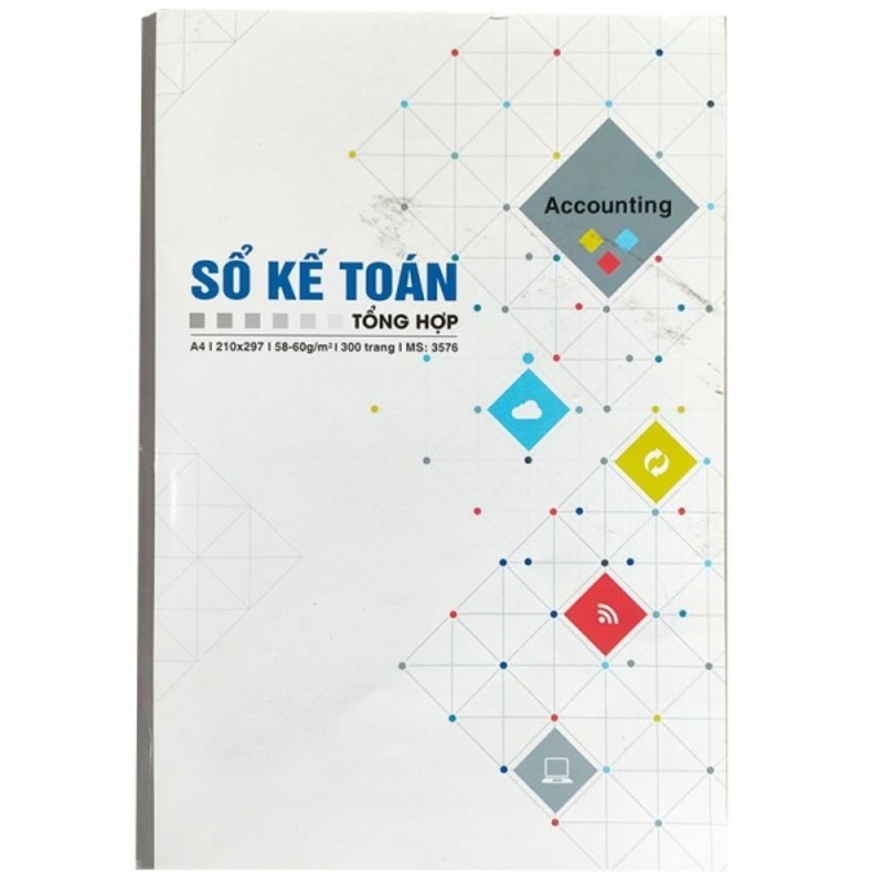 Sổ Kế Toán Tổng Hợp 300 trang Hải Tiến