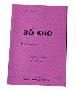 Sổ kho dày 100 trang