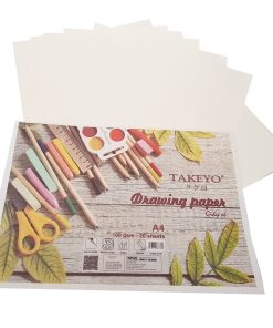 Tập Giấy Vẽ Takeyo A4 Lò Xo 50 Tờ
